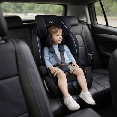Детское автокресло универсальное от 9-36кг с системой ISOFIX I / II / III группа JOY SX36907 Черное с синим
