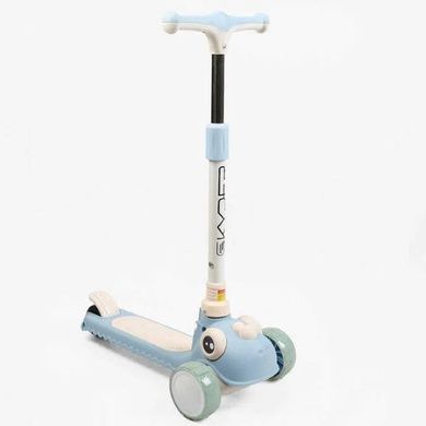 Самокат дитячий триколісний Skyper TY-8860-18 Блакитний з білим