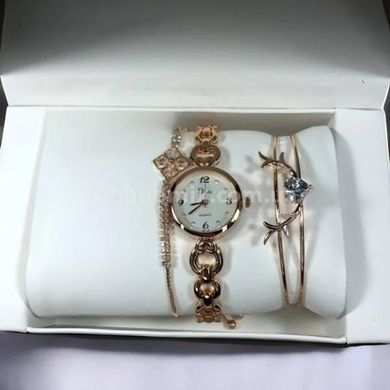 Подарочный набор Disu Кулон, часы, браслет в подарочной упаковке Сердце