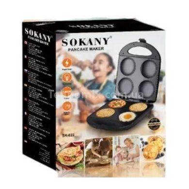 Електро-гриль для приготування оладок Sokany SK-822