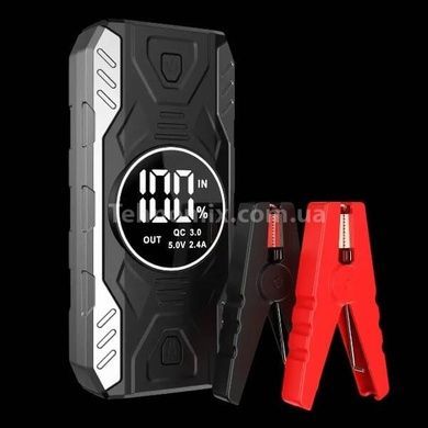 Пускозарядний пристрій 11900 мАh JUMPSTARTER QY19 Чорне з червоним
