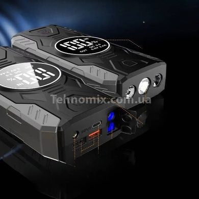 Пускозарядний пристрій 11900 мАh JUMPSTARTER QY19 Чорне з червоним