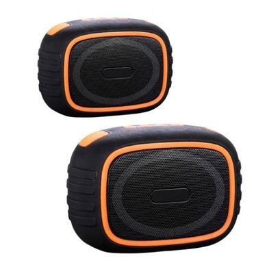 Колонка портативная аккумуляторная Bluetooth TS-5580 BS-30 Черная с оранжевым