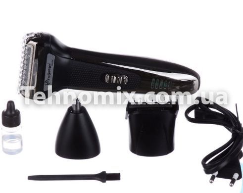Машинка для стрижки 3 in 1 Gemei GM 598 Черная