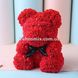 Мишка из 3D роз Teddy Rose 40 см Красный + подарочная упаковка