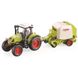 Іграшка Трактор із причепом зі звуковими та світловими ефектами Farmland Зелений