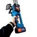 Пила аккумуляторная цепная с 2 аккумуляторами в чемодане Electric saw M-9020 Голубая