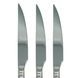 Набор столовых ножей 6шт рифленые с золотистым декором Cutlert set 433-3-М311