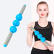 Ролик массажный для йоги Massage stick Синий
