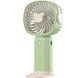 Вентилятор настільний міні ручний акумуляторний USB Handheld fan AND LY-838 KLW-F8 Зелений