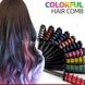 Набір гребінців з кольоровою крейдою 10шт Hair Chalk