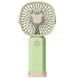 Вентилятор настільний міні ручний акумуляторний USB Handheld fan AND LY-838 KLW-F8 Зелений