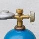 Кран-вентиль для газового баллона латунный универсальный W21,8 - 14LH+W19,8 - 14DIN 477