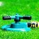 Ороситель для полива газона спринклер дождеватель круговой 360 Lawn Water Sprinkler / ART-5059 Голубой