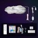 Ночник Облако 3D на пульте LED, USB, с приложением OBL-211