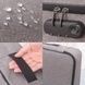 Сумка-органайзер для документов с кодовым замком Серая