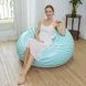 Надувне крісло-мішок для відпочинку в смужку Sofa XL-1135 Зелене