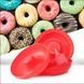 Силіконова форма для випічки гігантських пончиків Giant doughnut maker Червона