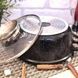 Каструля кругла з кришкою 2,4л 20см Top Kitchen TК00051 Чорна
