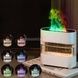 Зволожувач повітря з імітацією крапель дощу та полум'я Humidifier Білий