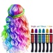 Набір гребінців з кольоровою крейдою 10шт Hair Chalk