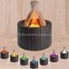 Увлажнитель воздуха в виде костра с имитацией пламени Bonfire Himidifier Черный