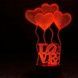 Настільний світильник New Idea 3D Desk Lamp Серденька кульки Love