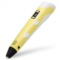 3D ручка H0220 с дисплеем желтая