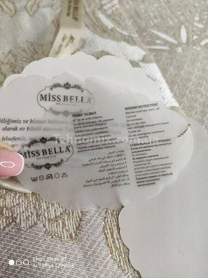 Покрывало(240х260см) с наволочками(50х70см) Miss Bella Dantel acik Жаккард Хлопок/Полиэстер