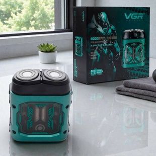 Електробритва акумуляторна роторна VGR V-344 GREEN Зелена