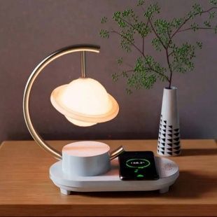Лампа-ночник 3в1 с беспроводной зарядкой и Bluetooth-колонкой TB-35SLIWBT 22SHTSWKT Белая