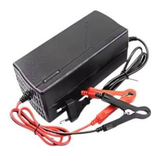 Блок живлення, зарядний пристрій із затискачами LiitoKala 58.4V5A+EU+Clip Чорний