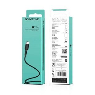 Кабель для зарядного устройства 1м BOROFONE BX16 Черный