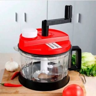 Измельчитель для овощей ручной BIG MAC Hand cranked vegetable slicer AND LY-974 Красный