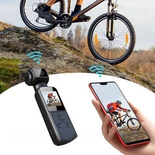 Камера нагрудная беспроводная 1080P Full HD Wi-Fi 4K Sports camera AND K1