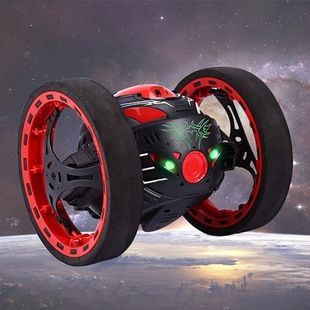 Радіокерований стрибає робот-дрон Bounce Car Чорний