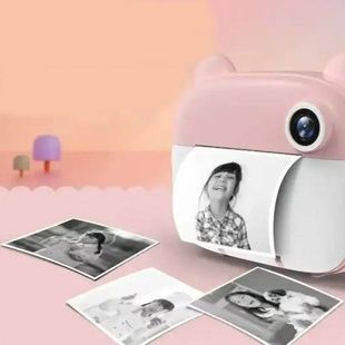 Фотоаппарат моментальной печати детский DYI Instant Digital Camera Розовый