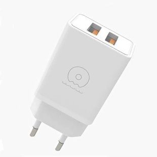 Зарядний пристрій WUW-C155 2USB 3.1A white