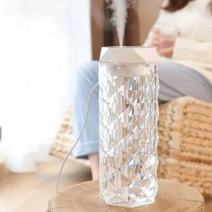 Увлажнитель воздуха с ночником Rose Lamp Humidifier Белый 400ml