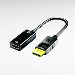 Конвертер-конектер 15см Display Port to Hdmi DP to HD Черный