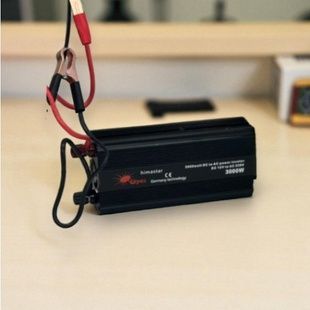 Інвертор перетворювач напруги POWER INWERTER 3000W Чорний