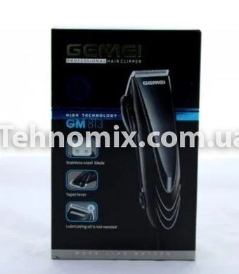 Профессиональные машинки для стрижки волос GEMEI GM-813 Черная