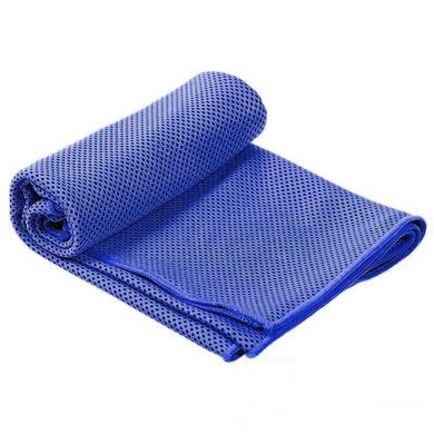 Охолоджуючий рушник LiveUp COOLING TOWEL Темно-синє