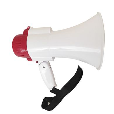 Гучномовець (рупор) Мегафон MEGAFONE HW-20B Червоно-білий