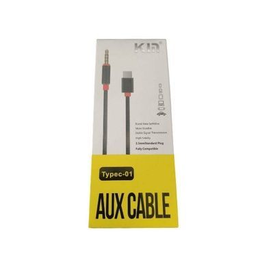 Кабель для колонок та автомагнітол 1м AUX Typec-01
