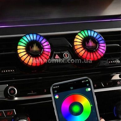 Автомобільний ароматизатор із підсвічуванням у вигляді ритму F5 RGB