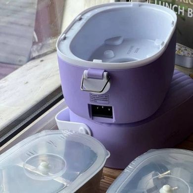 Ланч бокс із підігрівом Electric lunch box LY-800 Фіолетовий