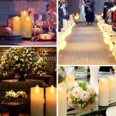 Світлодіодна свічка на батарейках 7*5см LED Candle