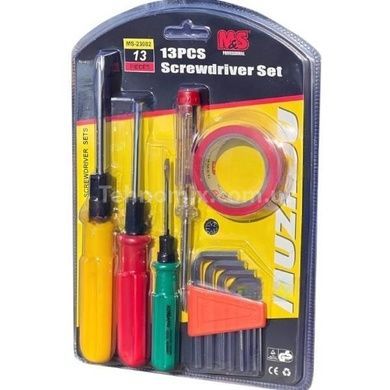 Набір викруток та багатогранників 13в1 Screwdriver set 444 AND