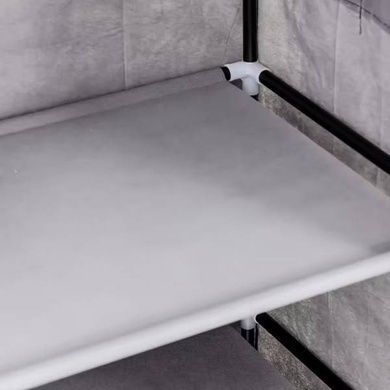 Шафа для одягу тканинна Storage Wardrobe AND XL-1616 Сірий